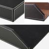 NYANDELMO ND-0069-R26-BN Document Case, Letter Case, A4 Size, Brown PU Leather, Document Tray, Letter Tray, Storage