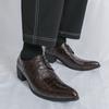 Men Derbys Oxford Laces Formal Patent Leather Business Men's Tuxedo Wedding Blazers Saddle Dance Shoes