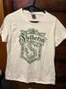 Slytherin Harry Potter White Tee L Crew Neck Woman's