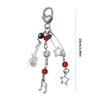 Cool Rock Style Guitar Bead Cellphone Strap Keyring Beads Phone Charm Guitar Bead Keychain for Fashion Accessories