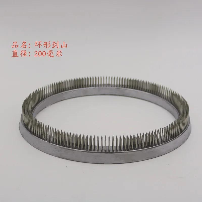 70/120/150/200mm Edelstahl Kupfer Rund Kenzan Ring Japanische Blumenarrangement Basis Ikebana Floristenwerkzeug