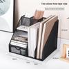 Wrought Iron Metal File & Pen Holder: Office File Rack & Bookshelf Organizer