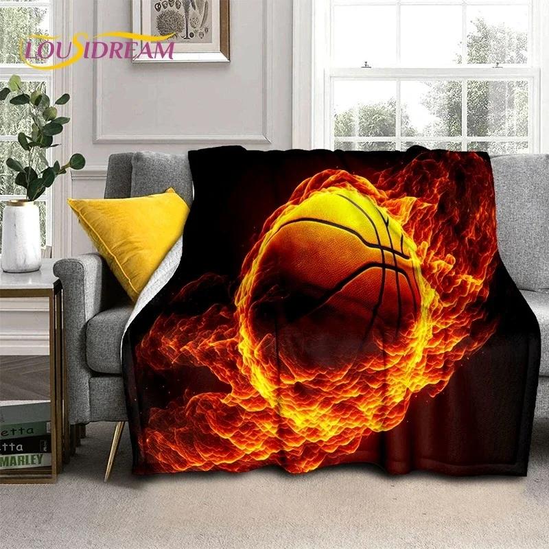 

Новейшее мягкое фланелевое одеяло для баскетбольной площадки, для кроватей, спален, диванов, пикников, плед для отдыха на свежем воздухе, подарок 30x40in