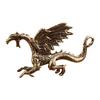 Mässing Drakeserie Antika Ornament Hantverk Koppar Skrivbord Hemdekoration