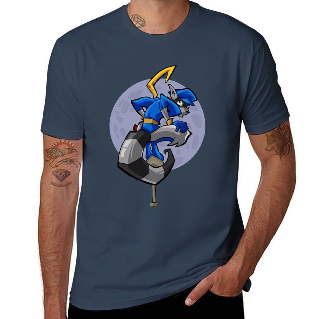 Sly Cooper 2 T-Shirt Feiertag Einfaches T-Shirt T-Shirt