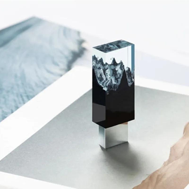 Imitation Mountain Silicone Mould Succulent Plants Small Craft Flower Planter Concrete Cement Clay Pot Mold for USB Flash Disk