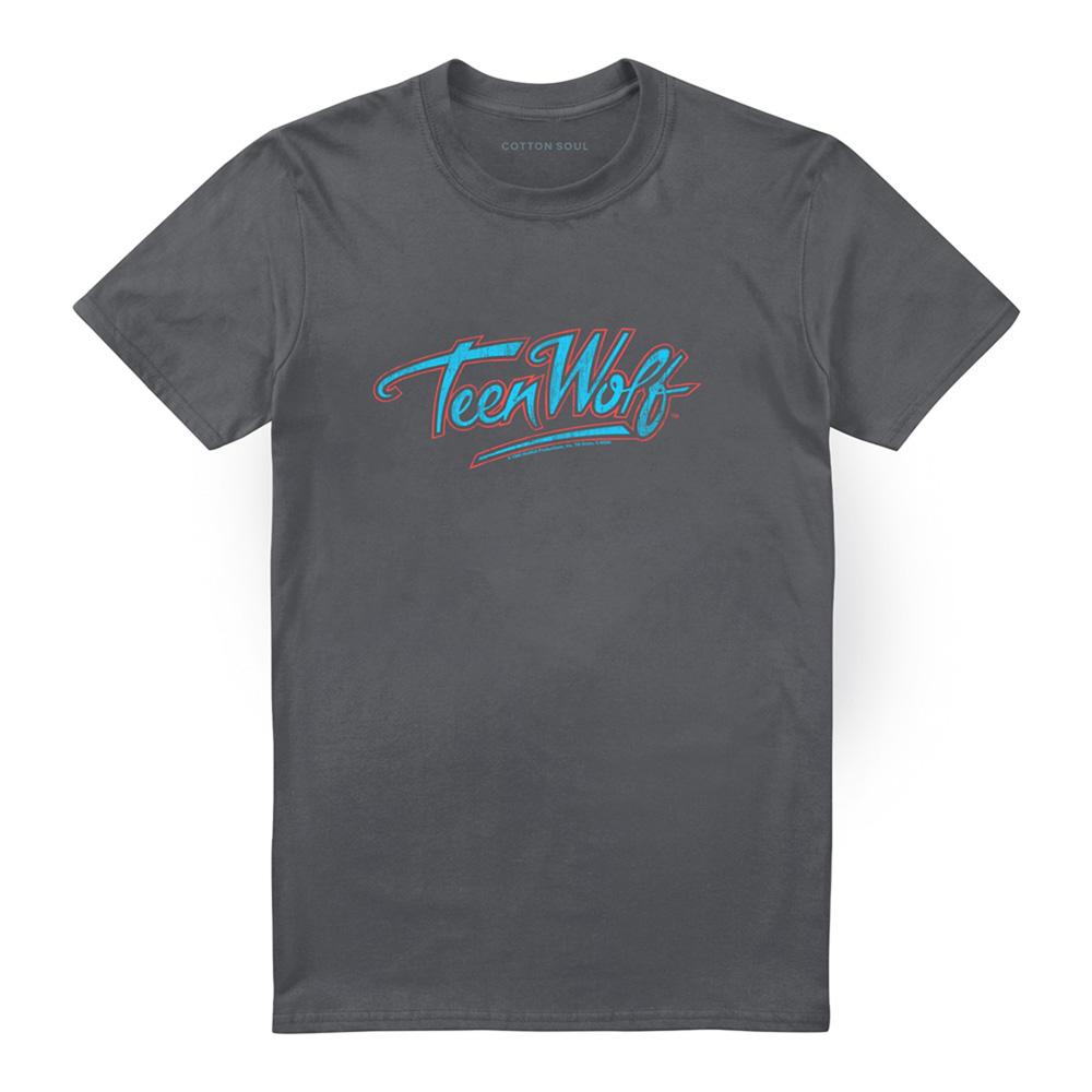 Teen Wolf Unisex Adult Neon Logo T-Shirt