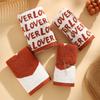 LOVE Heart Cotton Towel Red Soft Face Bath Towels Absorbent Shower Towel for Bathroom Adults Couple Wedding Valentine's Day Gift