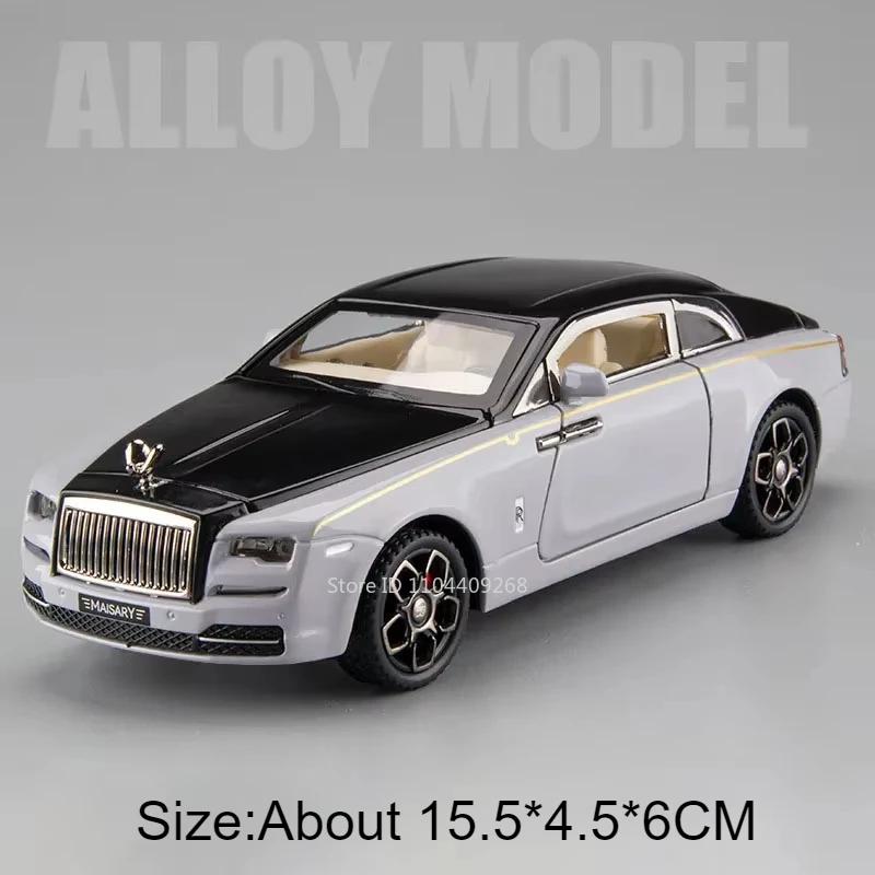 1:32 Rolls Royce Phantom Wraith Toy Car Model Die-cast Alloy Rubber Tire Doors Opened Models Vehicles Kids Miniature Cars Toys