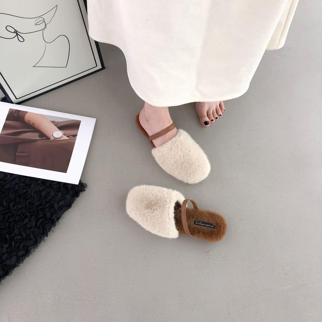 2025 Autumn and Winter New Round Head with Thick Middle Heel Shallow Mouth Versatile OL Fashion Commuter Work Women's Shoes