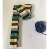Trendy Unisex Harajuku Gothic Punk Rainbow Striped Scarf Long Skinny Scarves Neckerchief Versatile Neckwear for All Ages