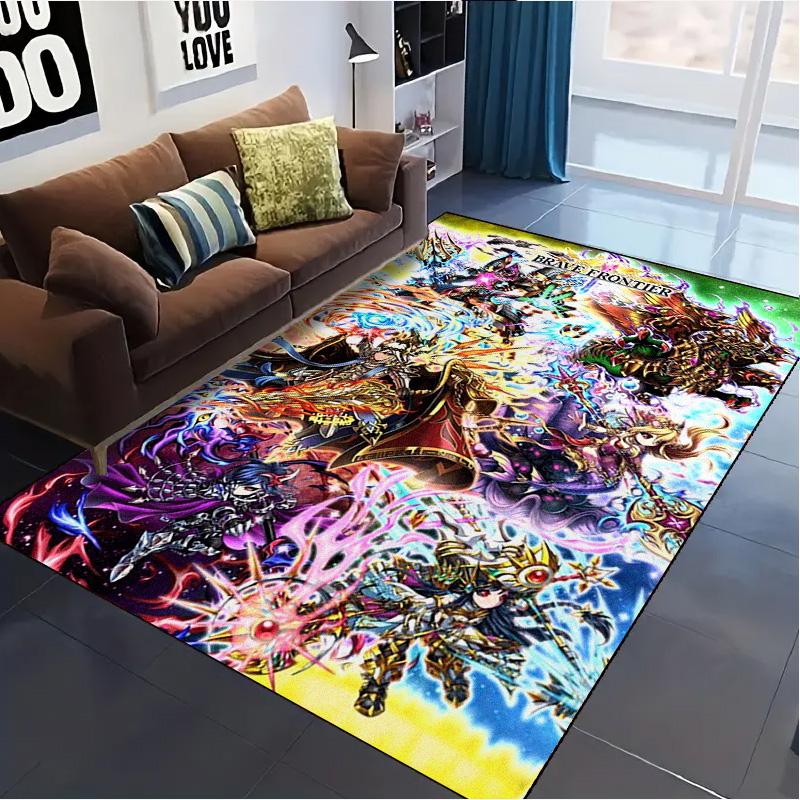 Brave Frontier Carpet Rug for Living Room Bedroom Home Sofa Decoration,Kids Play Non-slip Floor Mat
