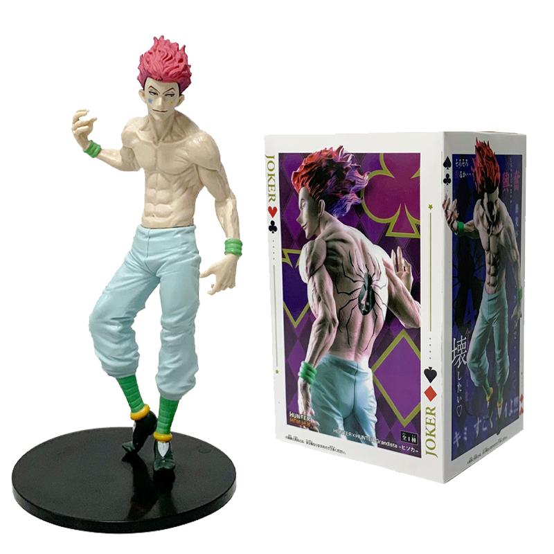 Ny Hisoka-figur Hunter x Hunter PVC Skrivebordsornament Anime Actionfigur Leker for Barn Gutter Jenter Bursdagsgave