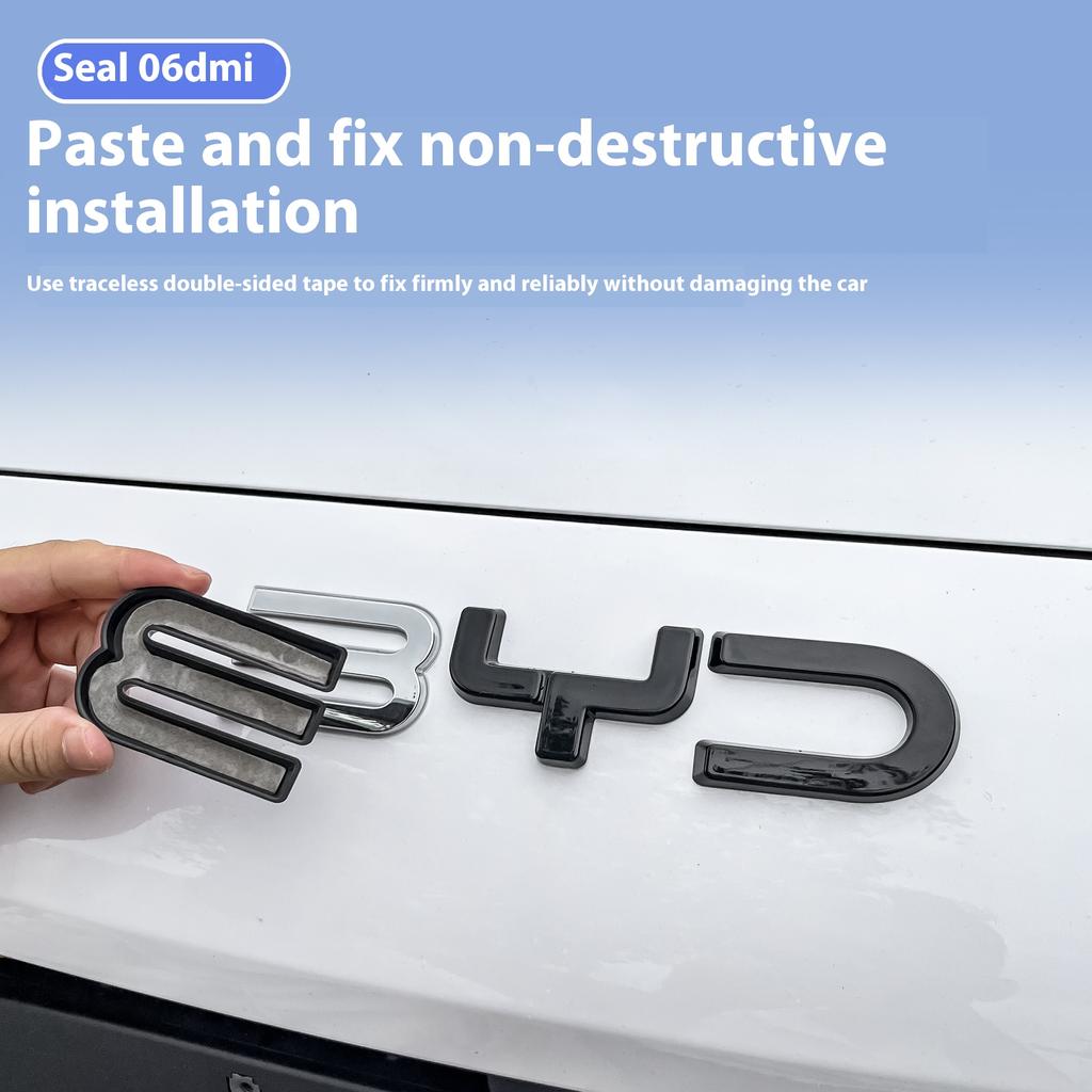 Front Emblem Letter Decoration  Carbon Fiber Emblem Modification