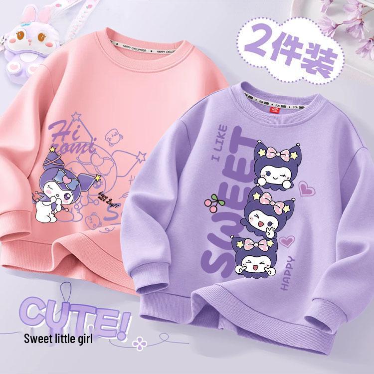 Langarm-Sweatshirt für Mädchen - Mode Frühling/Herbst 2024 für Kinder