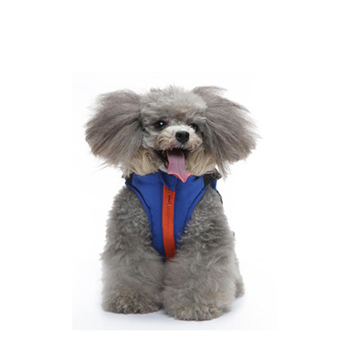 

Dog Fall Winter Jacket Puppy Vest Coats Dog Warm Windproof Outdoor Jackets with Zipper S