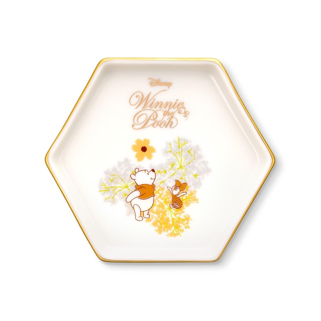 

Disney the Jewelry Accessory Trinket Key Official Disney Winnie the Pooh Popular Gift [Keiuno] Winnie Pooh Tray, Porcelain, Storage, Box, Holder,