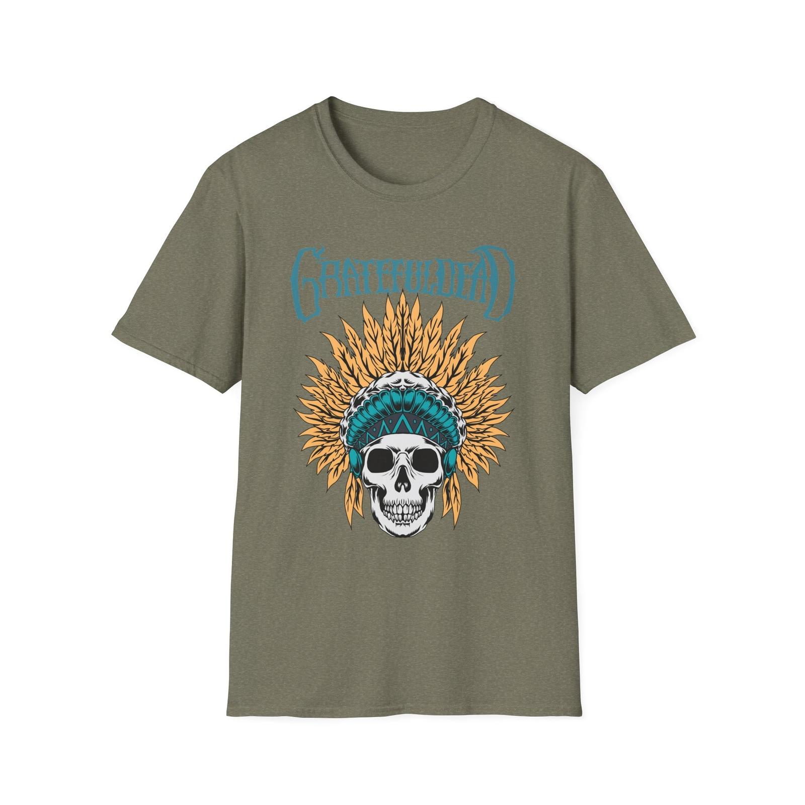 Унисекс мягкая футболка в винтажном стиле Grateful Dead, футболка с концерта, футболка для вечеринки S разноцветный