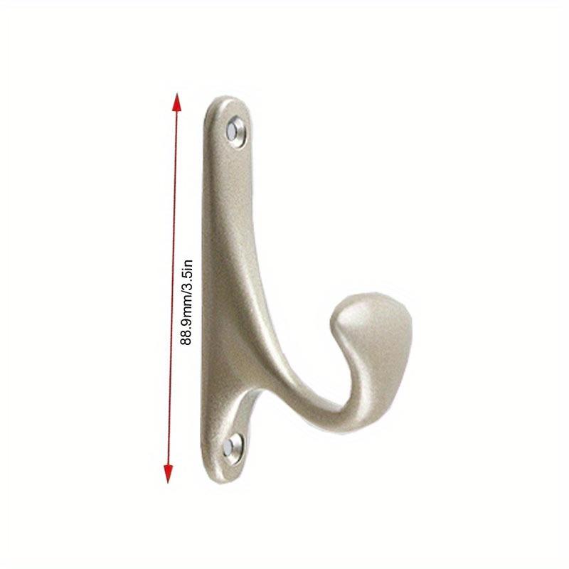 6 piezas de ganchos de aleación de zinc para montar en la pared, estilo rústico, para llaves, abrigos, bolsos, sombreros, perchas para colgar en la cocina, el baño y la habitación