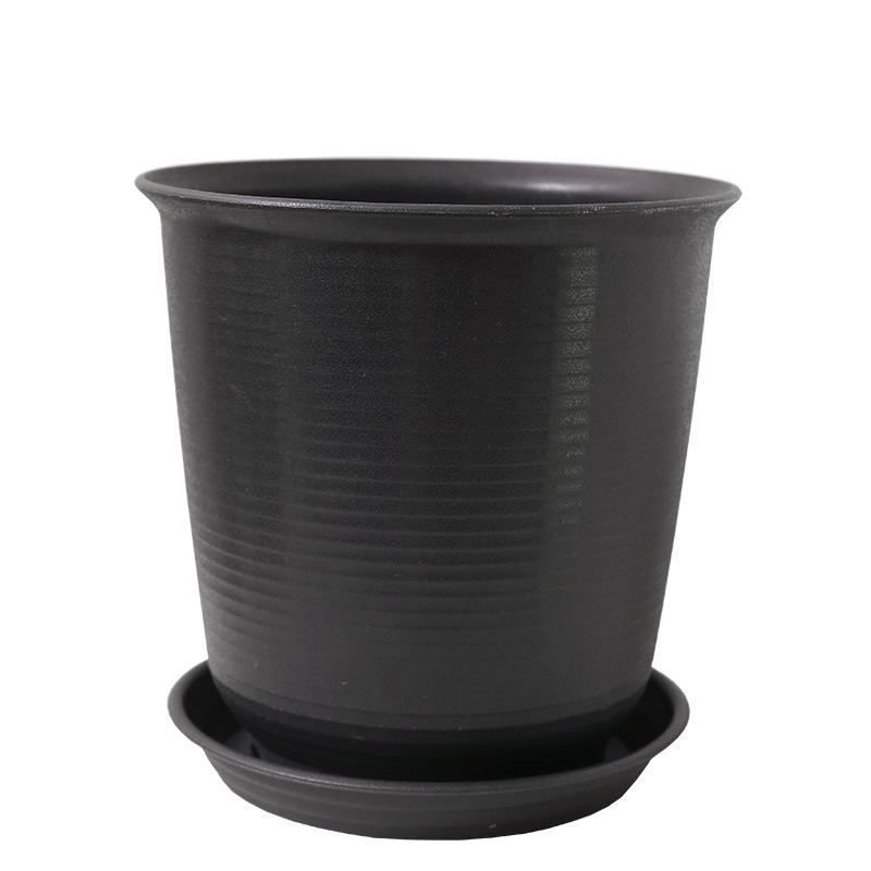 Large Nordic-Style Resin Flower Pot for Indoor/Outdoor Use: Imitation Ceramic Planter for Green Plants & Succulents