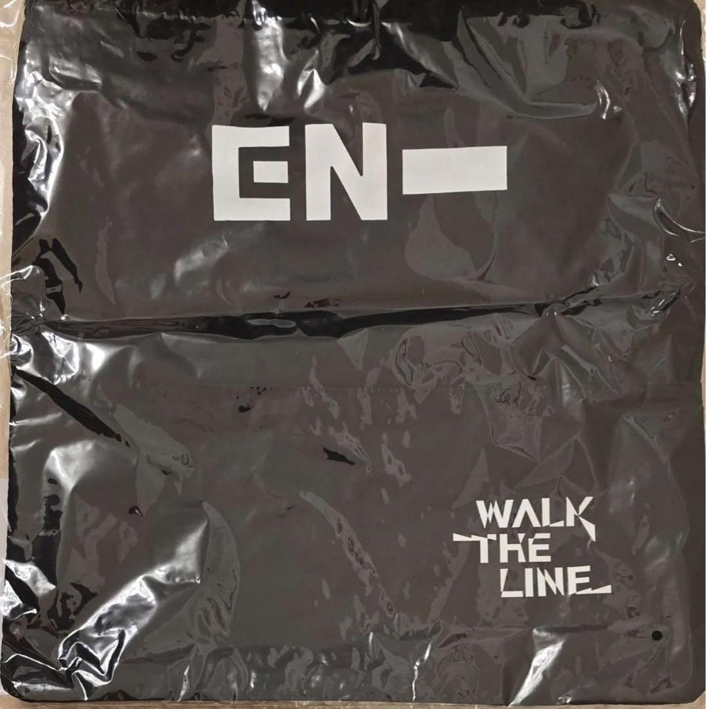 [USED] ENHYPEN WALK THE LINE TOTE BAG JP with Trading Card