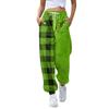 Women's Casual Fashion Christmas Print Sweatpants With Drawstring Waistband And Cuffed Legs
