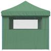 Foldable Pop Up Party Tent with 3 Side Panels Green
