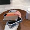 Carbon Fiber Relief Texture Phone Case For iPhone 17 13 14 15 Pro 16 17 Pro Max Air Matte Shockproof TPU Soft Back Cover