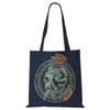 Abstract Art Skull Horror Print Shopping Bags Women Folding Reusable Customize Tote Shoulder Bag Canvas Groceries Handbags 2022 CLE