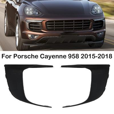 Pro Porsche Cayenne 958 2015-2018 Levý Pravý Rám Mřížky Mlhových Světel Předního Nárazníku Lišta Vedení Vzduchu 95850594500 95850594600