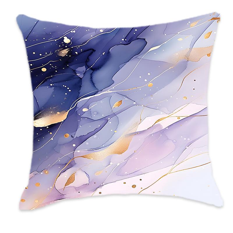 New Dreamy Gold, Pink, Blue and Purple Gradient Color Pillow Back Home Bedroom Bedside Sofa Cushion
