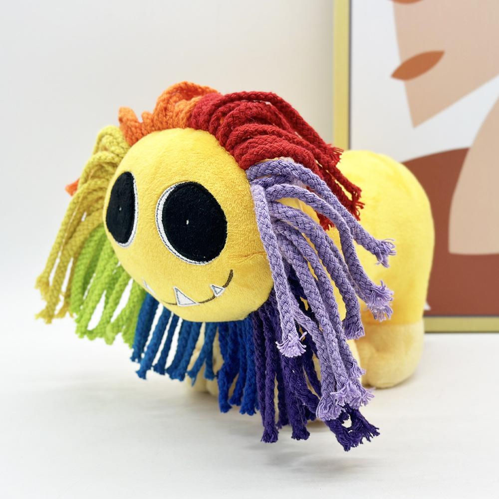 Colorful Lion Plushies Toy Anime Plush For Fans Gift  Soft Stuffed Animal Doll For Kids Boys Girls Christmas Gift