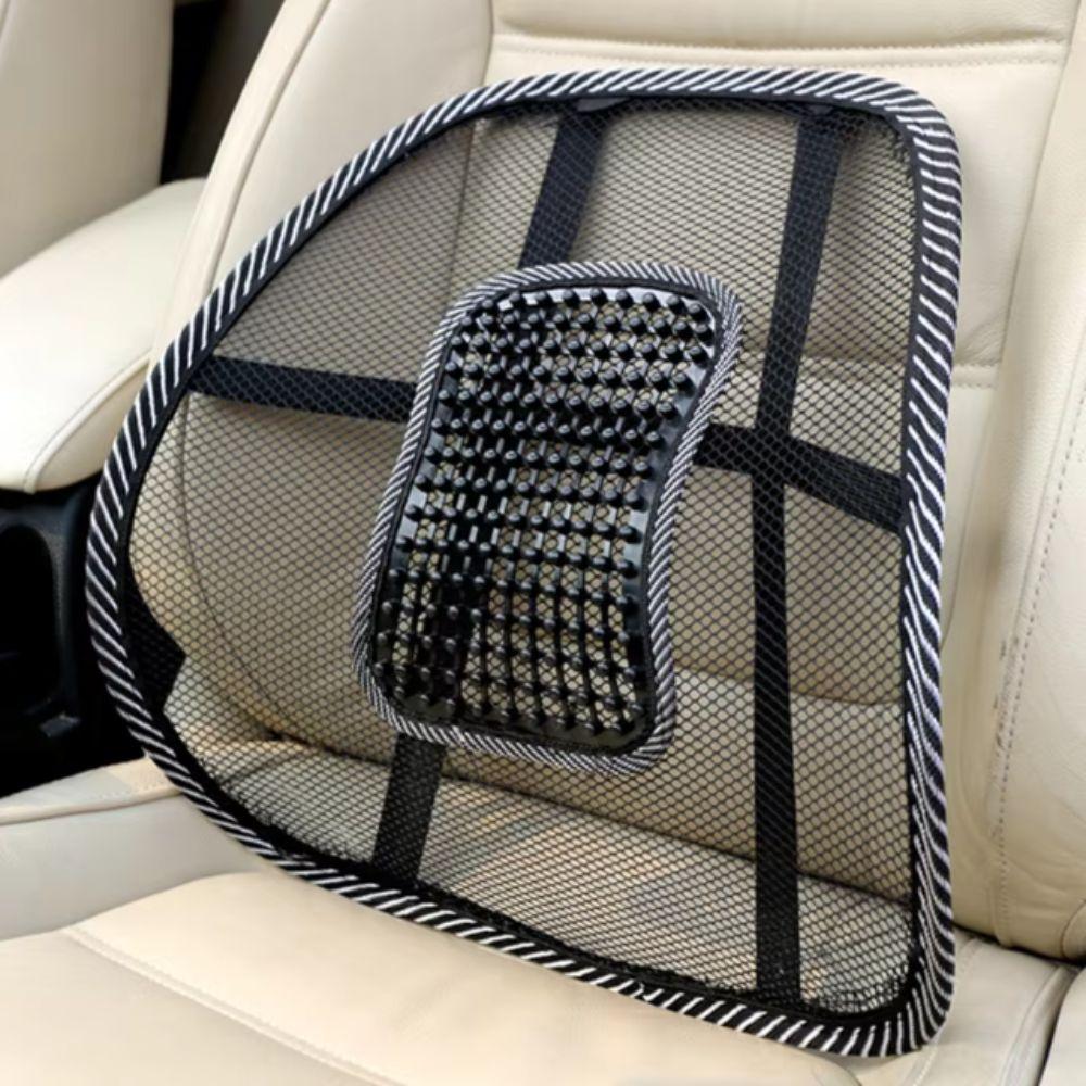 Ventilated Car Seat Cushion Mesh Back Cushion Support Backrest Cushion Car Interior
