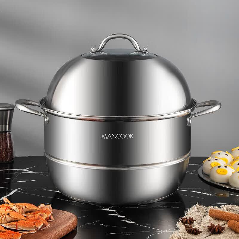 Meichu 2-Layer Stainless Steel Steamer