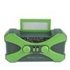 10000MAh Emergency Radio, Solar Hand Crank with Charger, LED Green