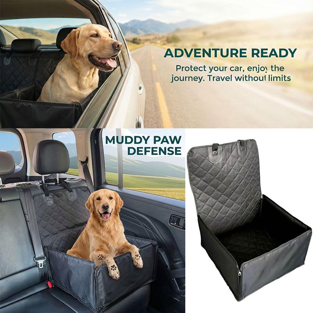 Waterproof Dog Car Seat Hammock Thickened Dog Protector Transporter Pet Dog Car Seat Cover  Car Use