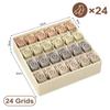 Underwear Organizer Bra Storage Box Panties Socks Storage Boxes Bedroom Wardrobe Clothes Organizer Foldable Drawer Separator Cas