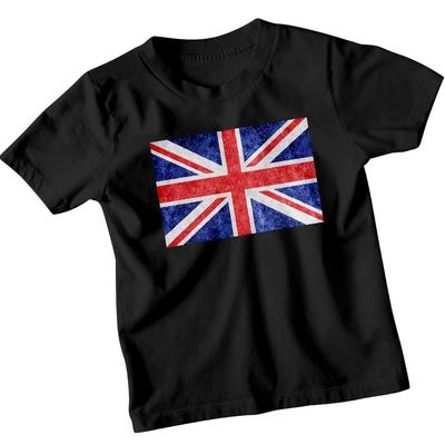 Union Jack Flag United Kingdom Countries Football Kids T-Shirt Unisex Tee