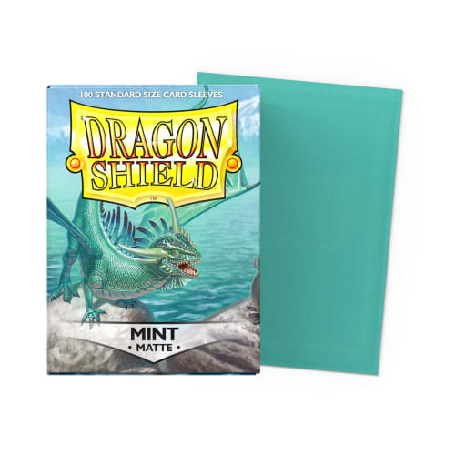 Dragon Shield Matte Sleeves, Standard Size, Mint, 100 Sleeves, AT-11025