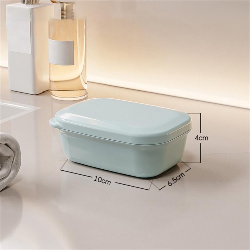 Leakproof Travel Soap Container Soap Holder with Lid Portable Design For Shower Storage And Outdoor Activity Use