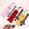 Elegant Ice Silk Taiji Swords Tassels Chinese Knot Decoration for Martial Arts and Drama Performances Kung Fu Accessory