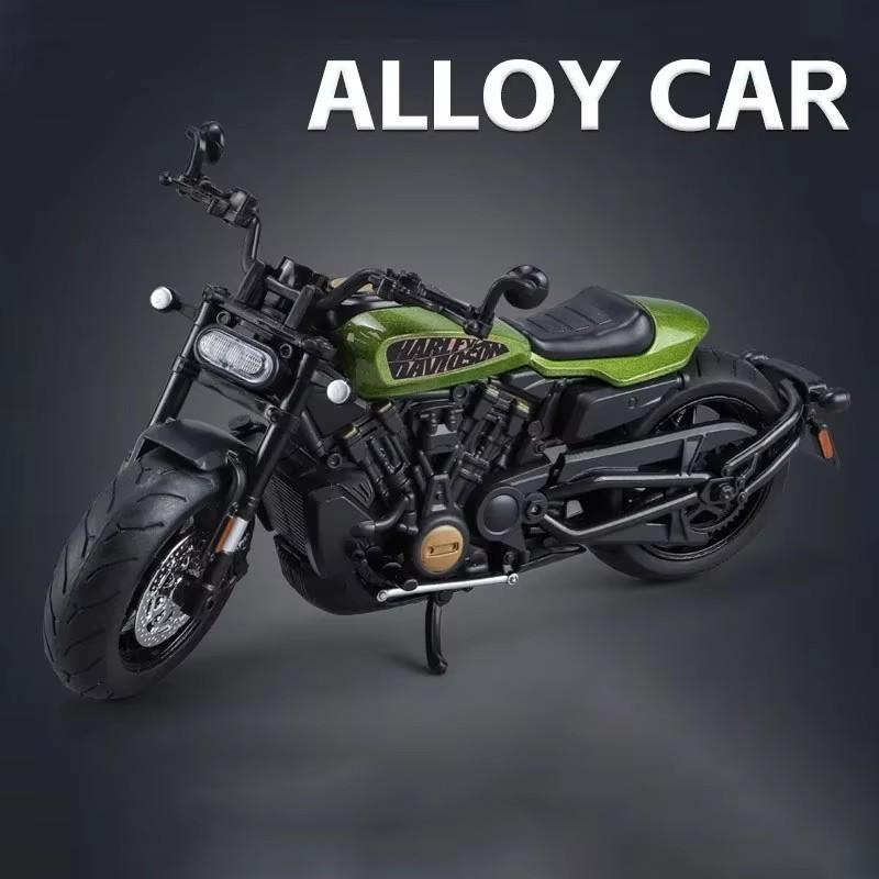 1:12 Kawasaki Sportster S Alloy Model Toy Car Metal Diecast Light Steerable Motorcycle Models Collection Gifts for Kids