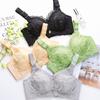 Lingerie Women's Thin Bra Summer Thin Bra No Underwire Large-sized Full Cup Closure Bra Push Up Bra