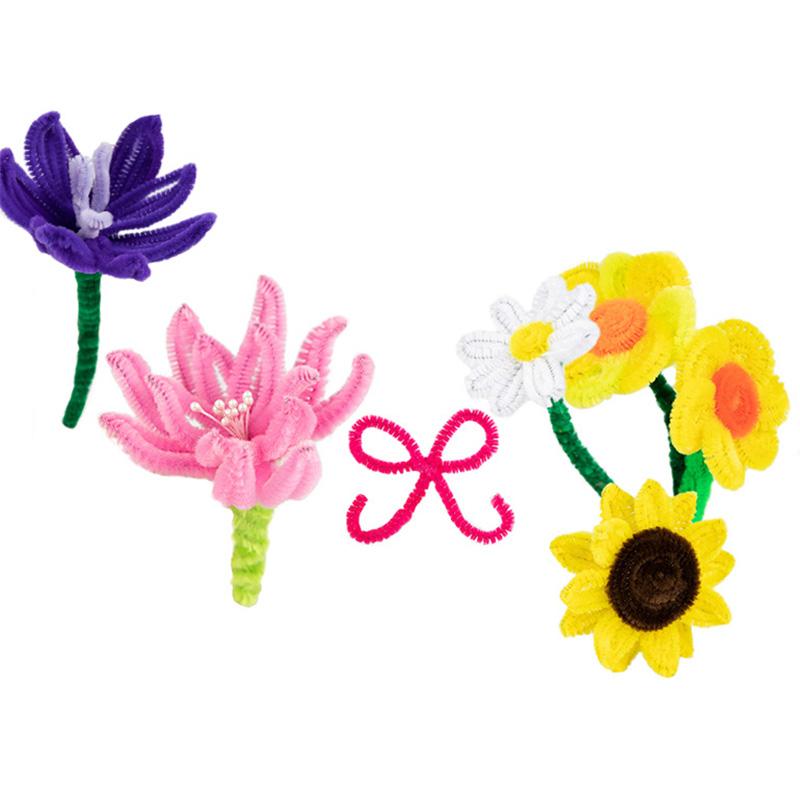 DIY Velvet Stick Flexible Handmade Twist for Hairpins Flowers Toys Wire Supplies