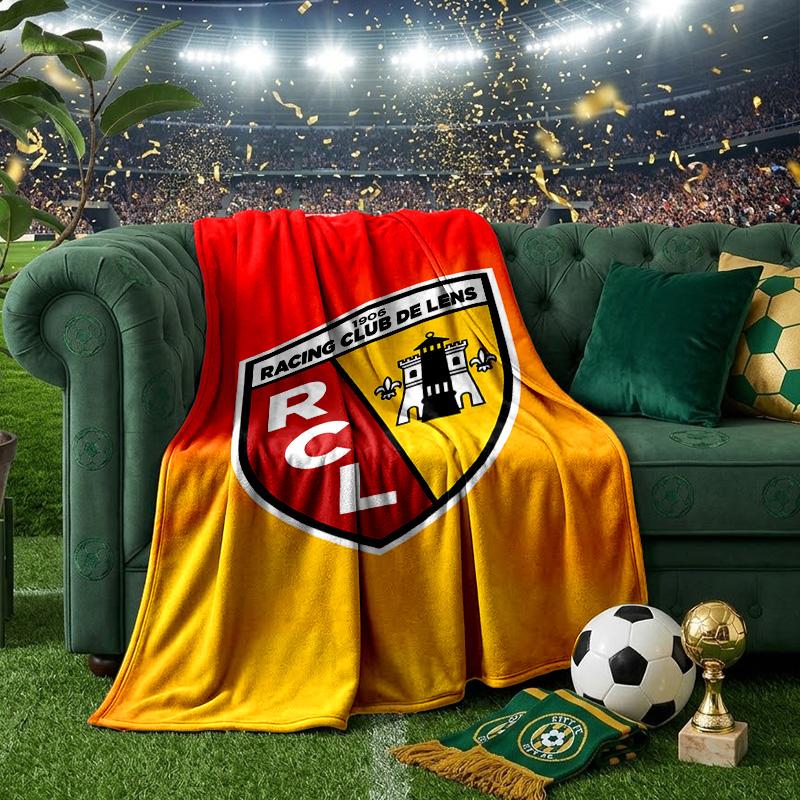 Flaming Heart RCL Crest Blanket Lightweight Ideal Bedding Blanket Perfect for Travel, Camping, Living Rooms, Offices, Sofas, Fan Christmas gift
