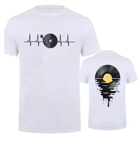 Summer New Pattern Printed T-shirt, Suitable for Both Men and Women, Casual, Versatile and Fashionable Pure Cotton T-shirt S разноцветный