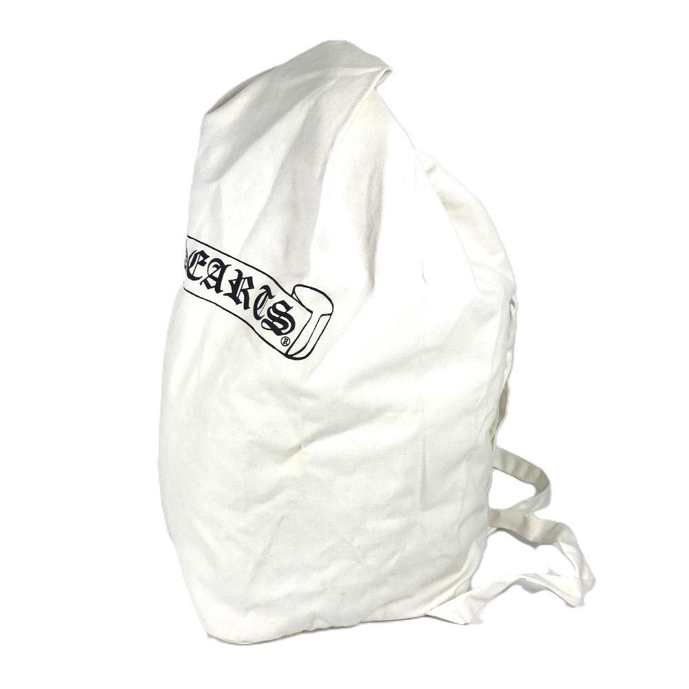 CHROME HEARTS logo Drawstring bag Shoulder Bag cotton White