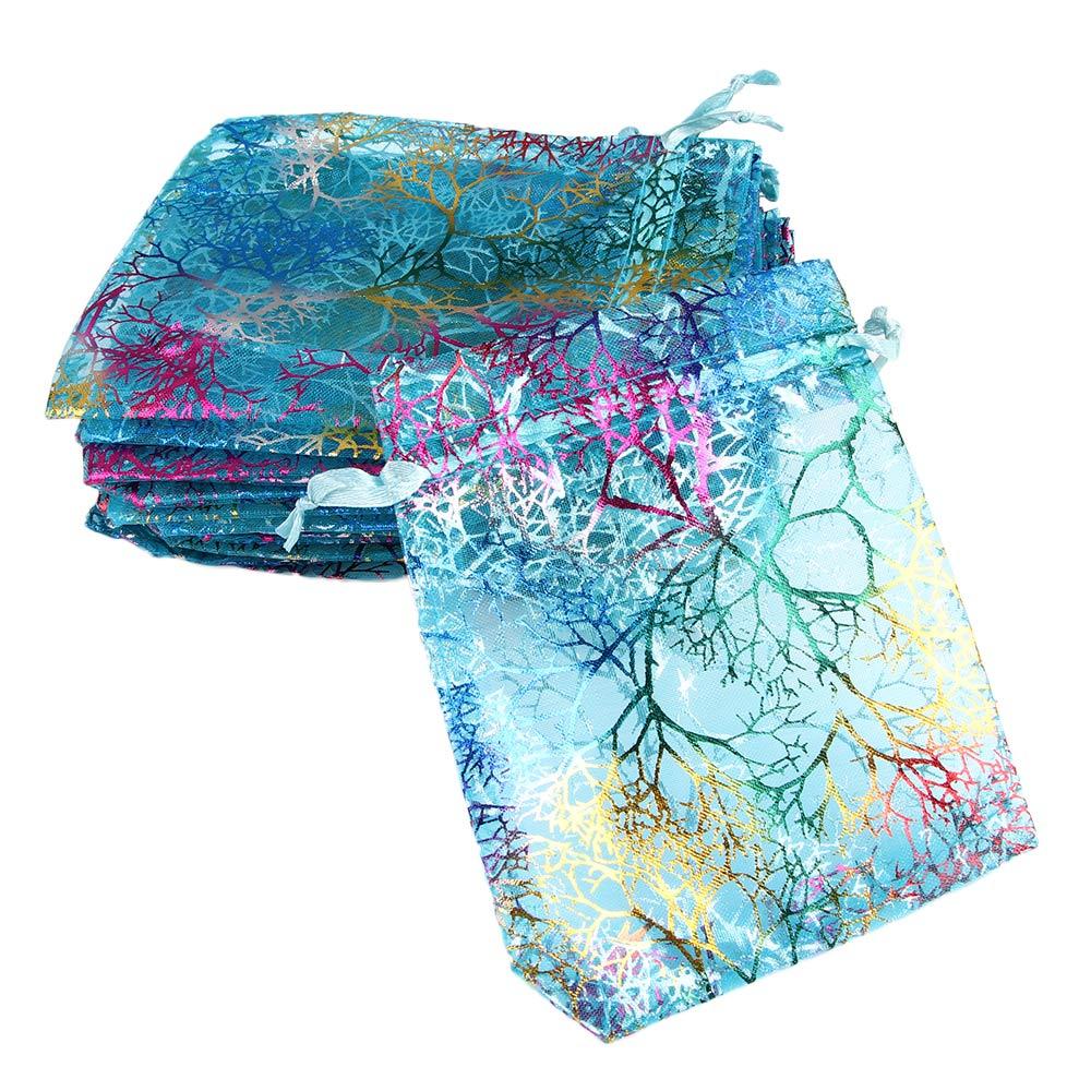 

Модный потрясающий корейский симпатичный мешочек для украшений из органзы свадебная вечеринка Подарочный пакет для конфет Favor Coralline