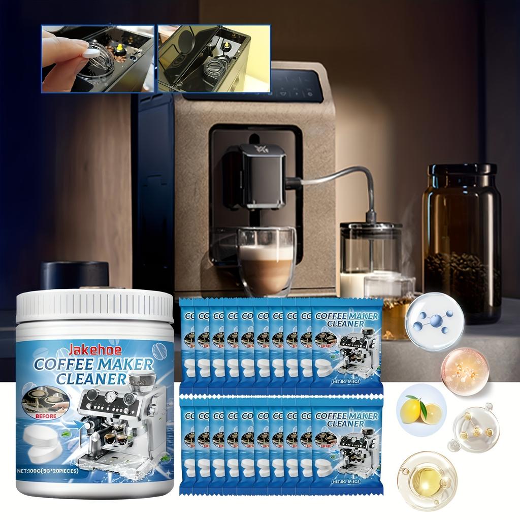2025 New Coffee Maker Cleaner Tablets for Automatic & Semi-Automatic Machines -Deep Cleansing,Oil Removal,Coffee Machine Cleaner
