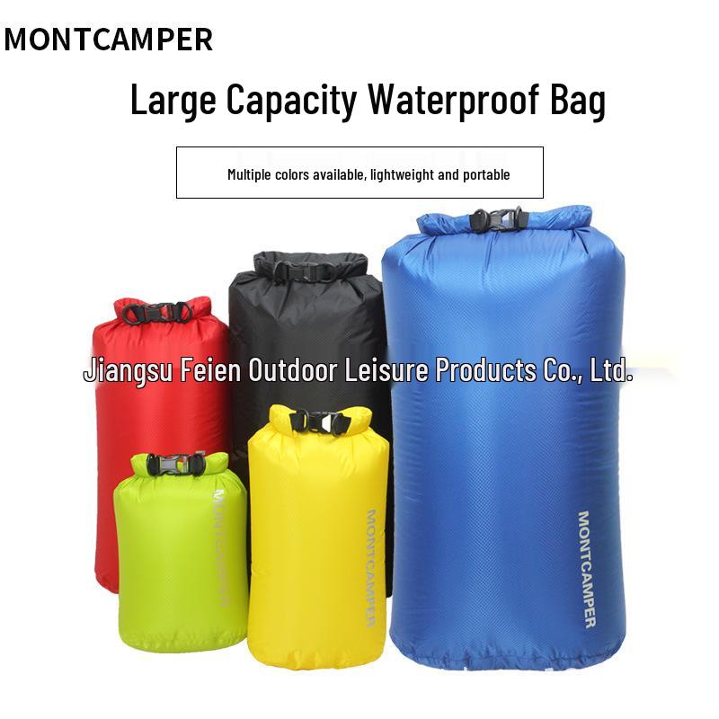 

Сверхлегкий водонепроницаемый нейлоновый уличный мешок MONTCAMPER для каньонинга и сплава 3L жёлтый